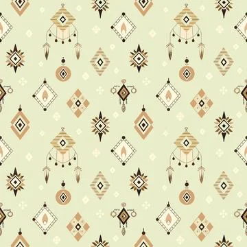 Seamless vector pattern. background texture in geometric ornamental style. Stock-Illustration