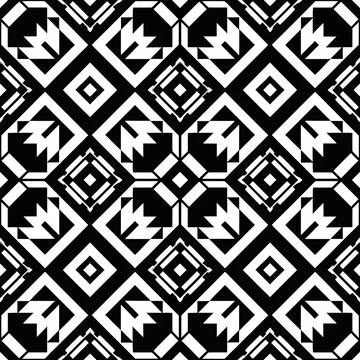 Seamless vector pattern. background texture in geometric ornamental style. Illustrazione stock