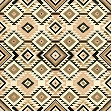 Seamless vector pattern. background texture in geometric ornamental style. Stock Illustration