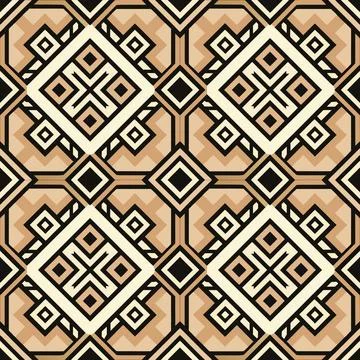 Seamless vector pattern. background texture in geometric ornamental style. Illustrazione stock