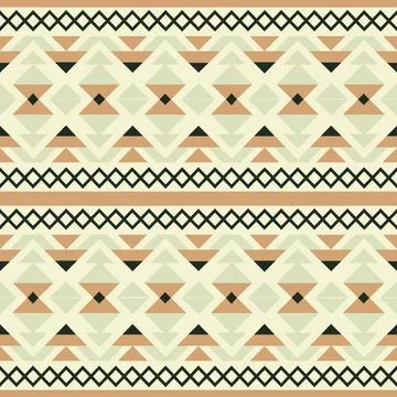 Seamless vector pattern. background texture in geometric ornamental style. Stock Illustration