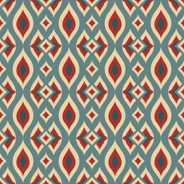 Seamless vector pattern. background texture in geometric ornamental style. Illustrazione stock