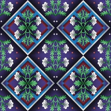 Seamless vector pattern. background texture in geometric ornamental style. Stock Illustration