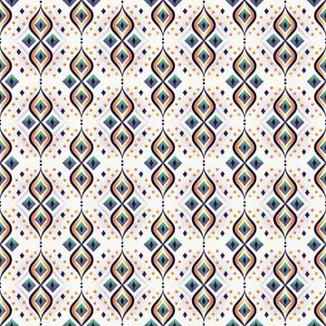 Seamless vector pattern. background texture in geometric ornamental style. Stock Illustration