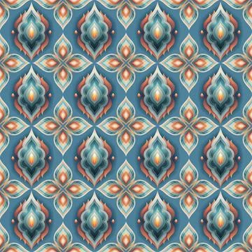 Seamless vector pattern. background texture in geometric ornamental style. Stock Illustration