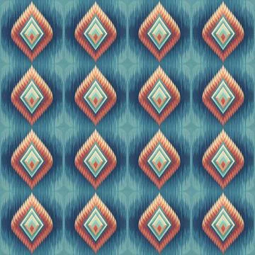 Seamless vector pattern. background texture in geometric ornamental style. Stock Illustration