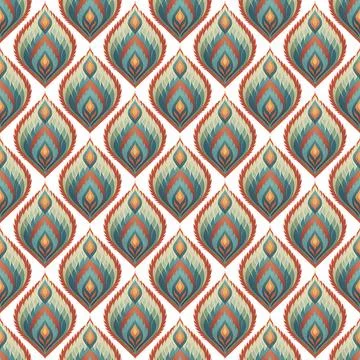 Seamless vector pattern. background texture in geometric ornamental style. Stock Illustration