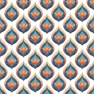 Seamless vector pattern. background texture in geometric ornamental style. Stock-Illustration