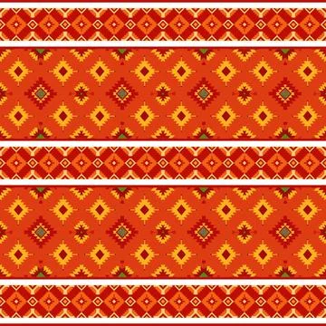 Seamless vector pattern. background texture in geometric ornamental style. Stock Illustration
