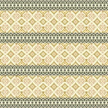 Seamless vector pattern. background texture in geometric ornamental style. Stock Illustration