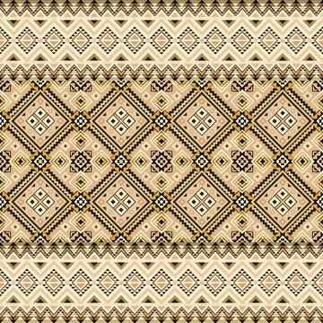 Seamless vector pattern. background texture in geometric ornamental style. Stock Illustration