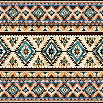 Seamless vector pattern. background texture in geometric ornamental style. Stock Illustration