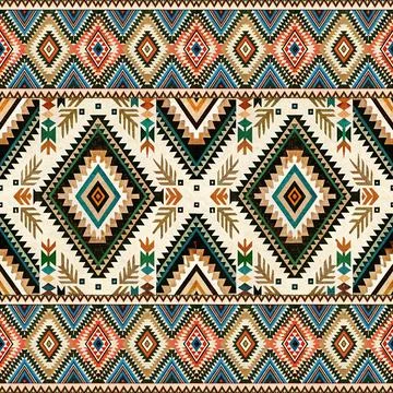 Seamless vector pattern. background texture in geometric ornamental style. Stock Illustration