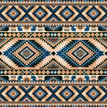 Seamless vector pattern. background texture in geometric ornamental style. Stock Illustration