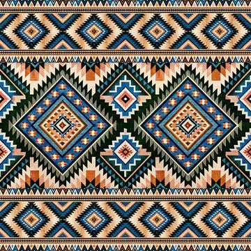 Seamless vector pattern. background texture in geometric ornamental style. Stock Illustration