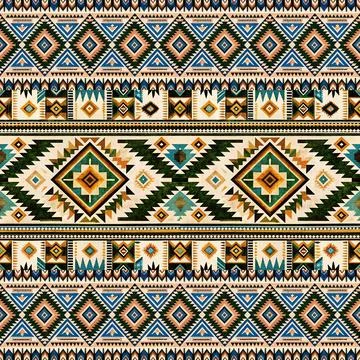 Seamless vector pattern. background texture in geometric ornamental style. Stock Illustration