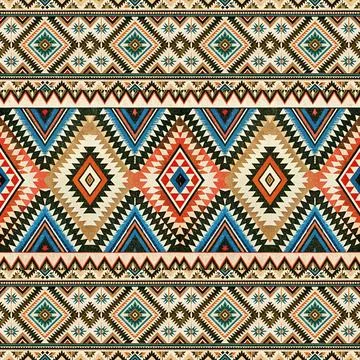 Seamless vector pattern. background texture in geometric ornamental style. Stock Illustration