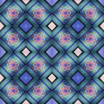 Seamless vector pattern. background texture in geometric ornamental style. Stock Illustration