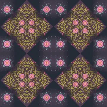 Seamless vector pattern. background texture in geometric ornamental style. Stock Illustration