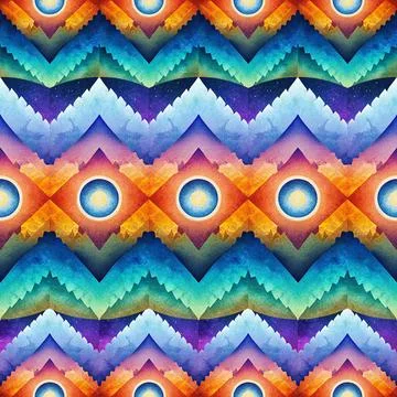 Seamless vector pattern. background texture in geometric ornamental style. Stock Illustration