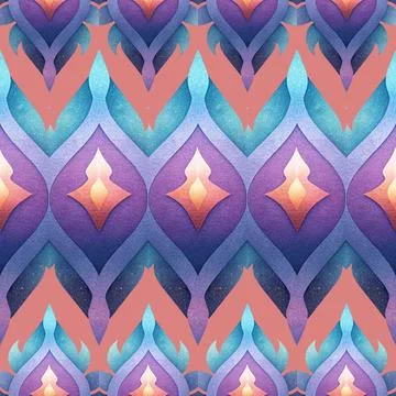 Seamless vector pattern. background texture in geometric ornamental style. Stock Illustration