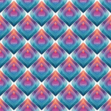 Seamless vector pattern. background texture in geometric ornamental style. Stock Illustration