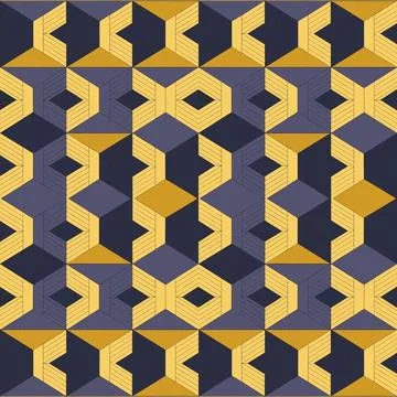 Seamless vector pattern. background texture in geometric ornamental style. Stock-Illustration