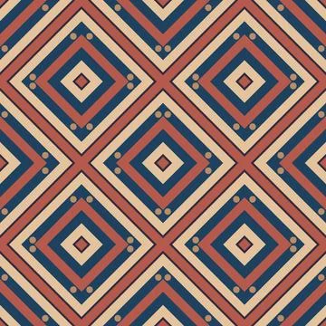 Seamless vector pattern. background texture in geometric ornamental style. Stock Illustration