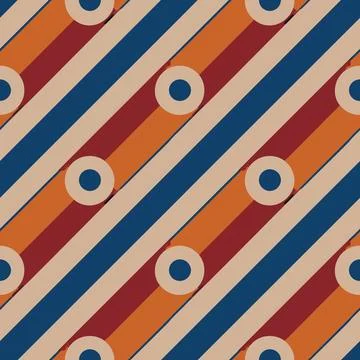 Seamless vector pattern. background texture in geometric ornamental style. Illustrazione stock