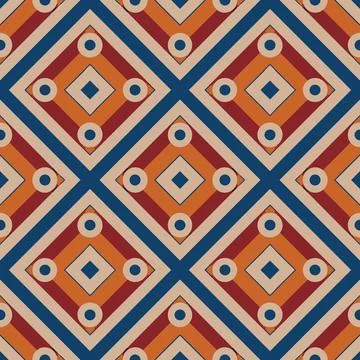 Seamless vector pattern. background texture in geometric ornamental style. Stock Illustration