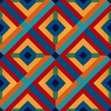 Seamless vector pattern. background texture in geometric ornamental style. Stock Illustration