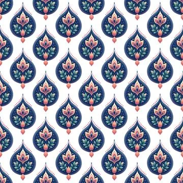 Seamless vector pattern. background texture in geometric ornamental style. Illustrazione stock