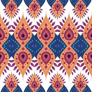 Seamless vector pattern. background texture in geometric ornamental style. Stock Illustration