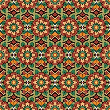Seamless vector pattern. background texture in geometric ornamental style. Stock-Illustration