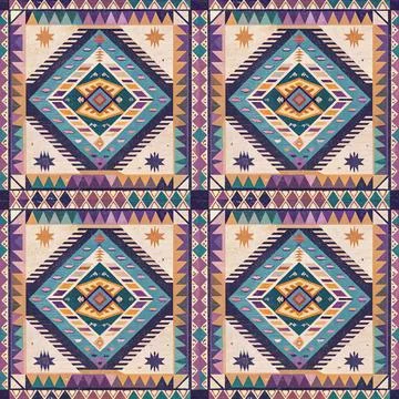 Seamless vector pattern. background texture in geometric ornamental style. Stock Illustration