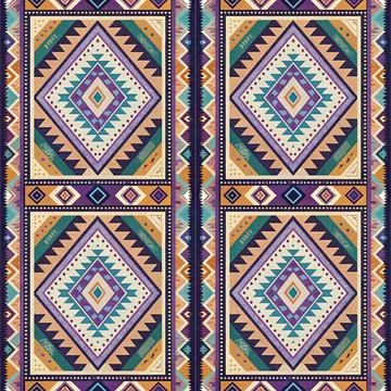 Seamless vector pattern. background texture in geometric ornamental style. Stock Illustration