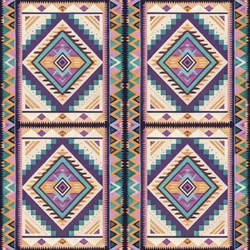 Seamless vector pattern. background texture in geometric ornamental style. Stock Illustration