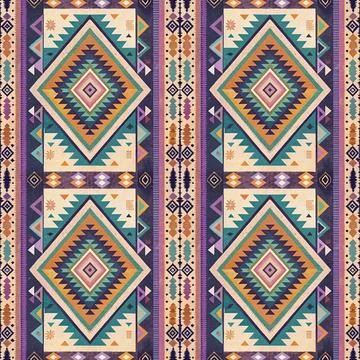 Seamless vector pattern. background texture in geometric ornamental style. Stock Illustration