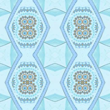 Seamless vector pattern. background texture in geometric ornamental style. Stock Illustration