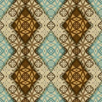 Seamless vector pattern. background texture in geometric ornamental style. Stock Illustration