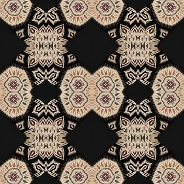 Seamless vector pattern. background texture in geometric ornamental style. Stock Illustration