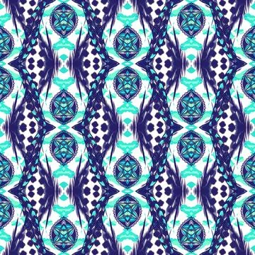 Seamless vector pattern. background texture in geometric ornamental style. Stock Illustration