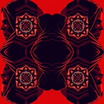 Seamless vector pattern. background texture in geometric ornamental style. Stock Illustration