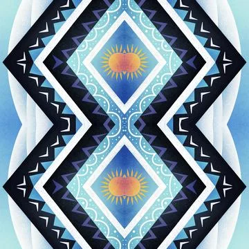 Seamless vector pattern. background texture in geometric ornamental style. Stock Illustration