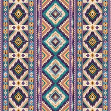 Seamless vector pattern. background texture in geometric ornamental style. Stock Illustration