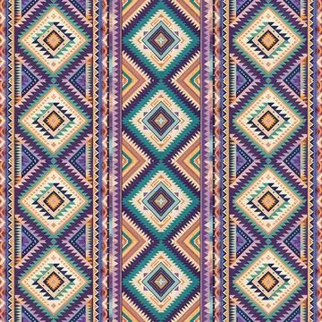 Seamless vector pattern. background texture in geometric ornamental style. Stock Illustration