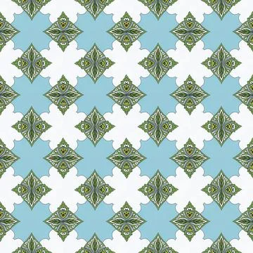 Seamless vector pattern. background texture in geometric ornamental style. Stock Illustration