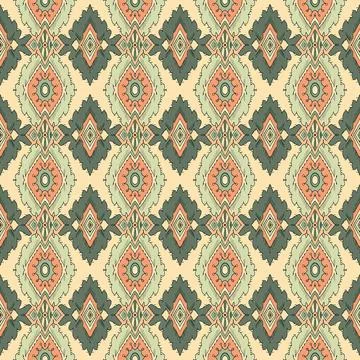 Seamless vector pattern. background texture in geometric ornamental style. Stock Illustration