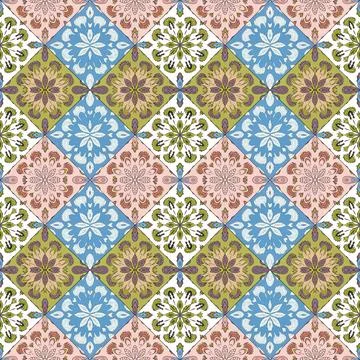 Seamless vector pattern. background texture in geometric ornamental style. Stock Illustration