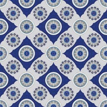 Seamless vector pattern. background texture in geometric ornamental style. Stock Illustration